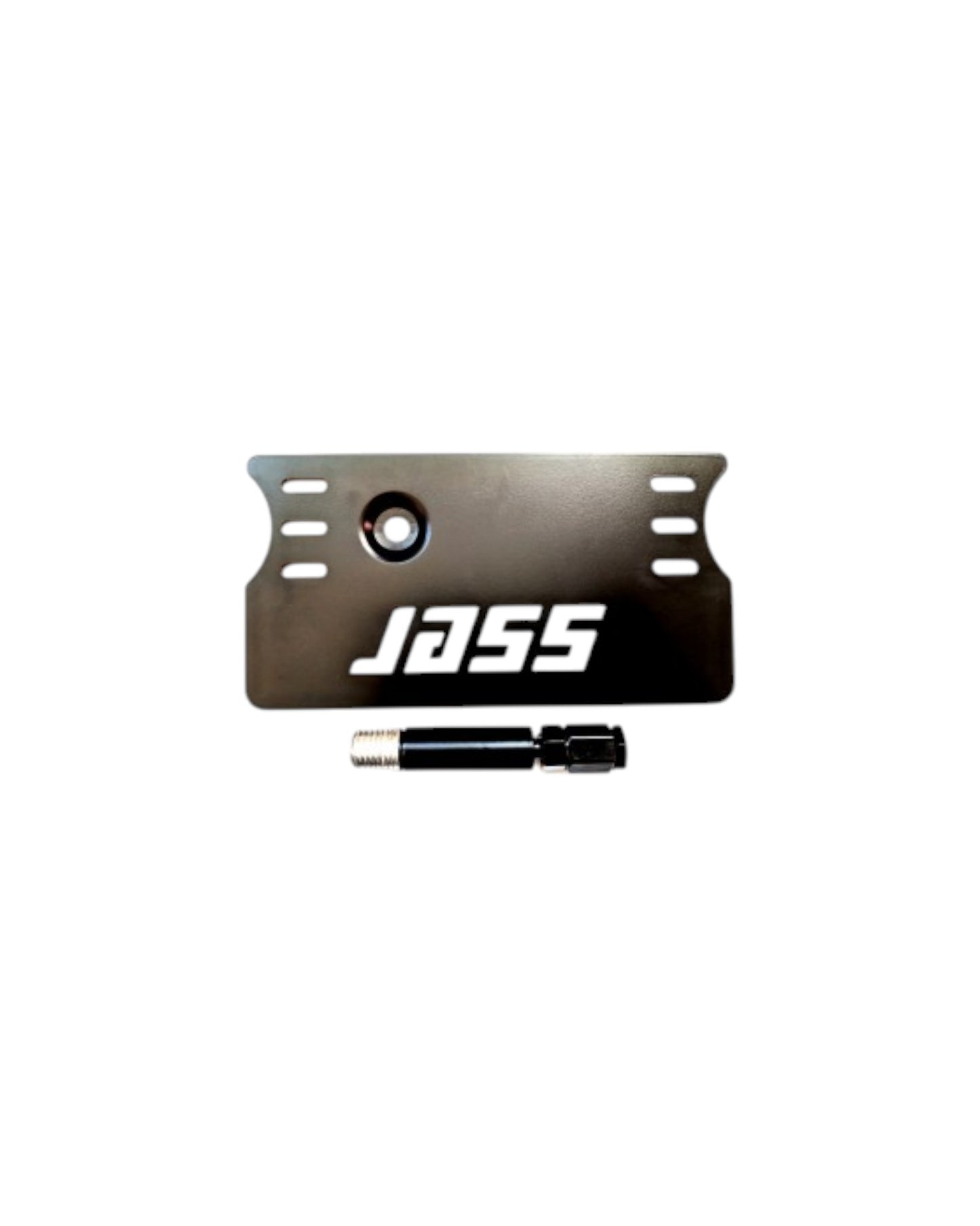 NC Offset License Plate Bracket, Alu, Black