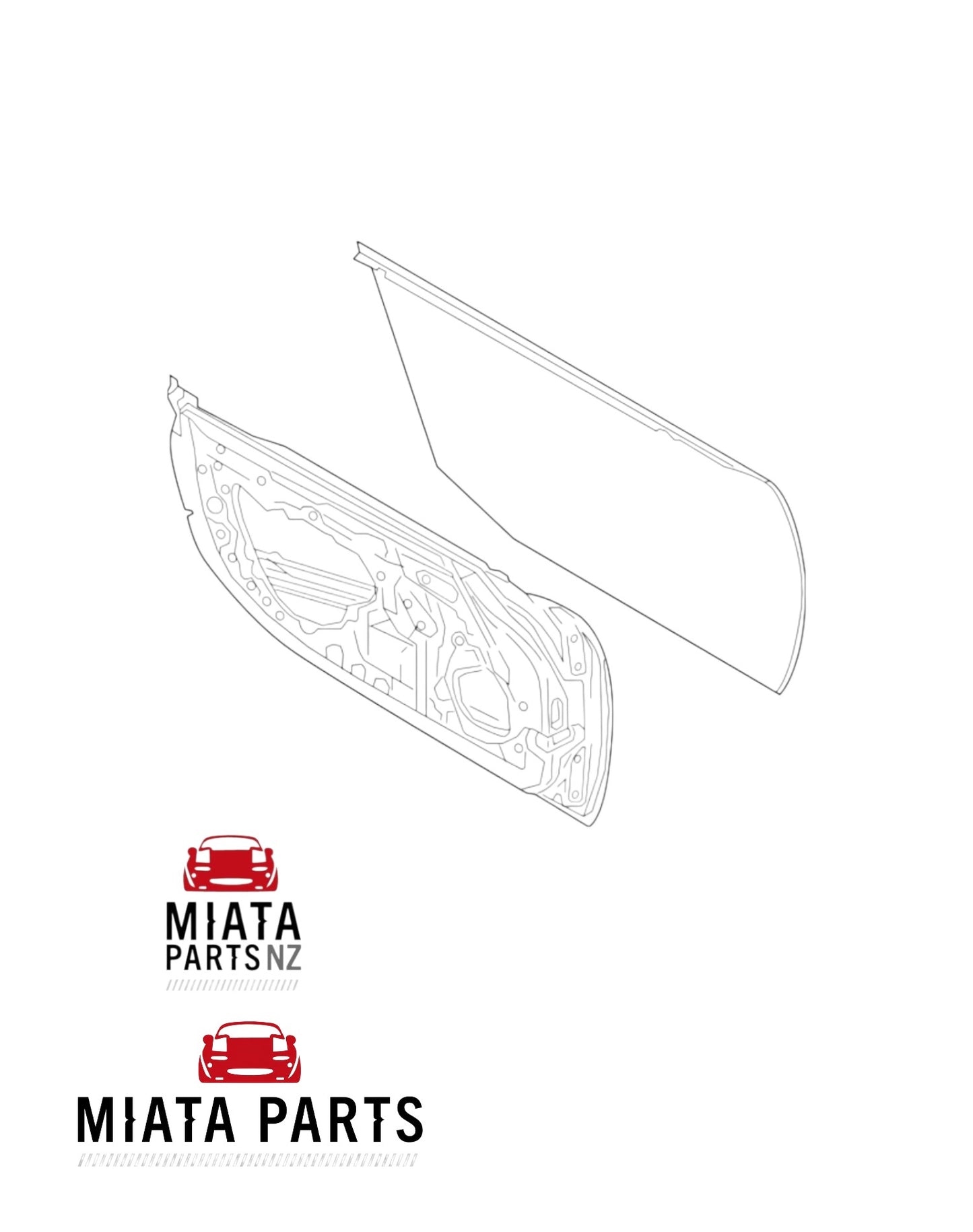 MX5 ND Door Shell (New) (Genuine)