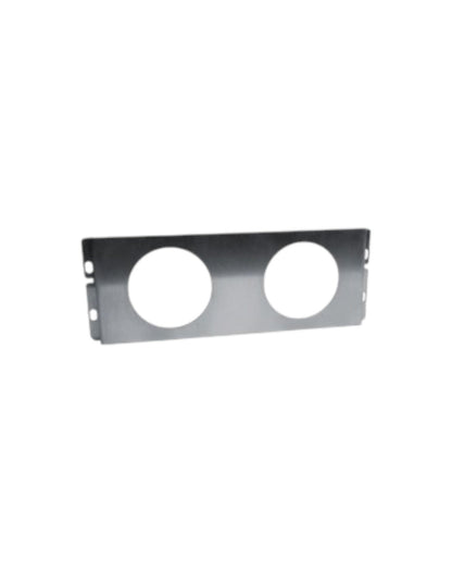 Bottom 1.5DIN Control Panel, 2x52mm Gauges