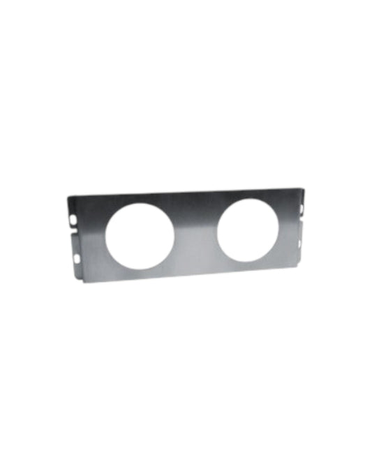 Bottom 1.5DIN Control Panel, 2x52mm Gauges