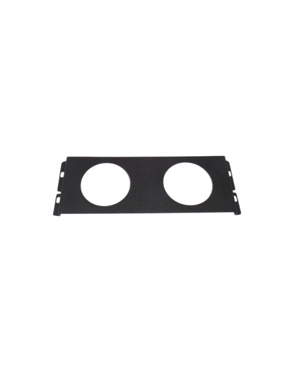 Bottom 1.5DIN Control Panel, 2x52mm Gauges