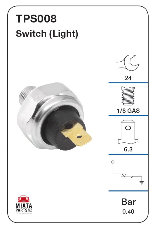 MX5 NB Oil Pressure Switch (New) (Aftermarket)