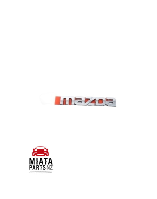 MX5 NC "Mazda” Writing Rear Bootlid Badge (New) (Genuine)