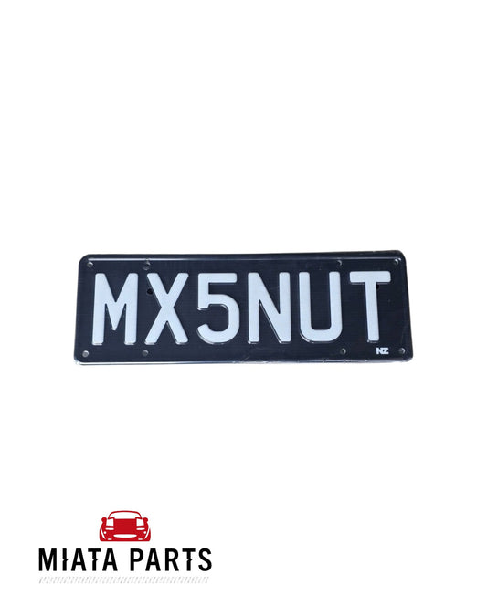 "MX5NUT" Personalized Plate (NZ) (Used)