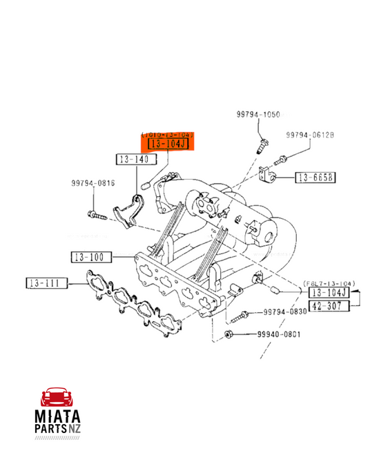 MX5 NA Intake Manifold Cap Blank (New)
