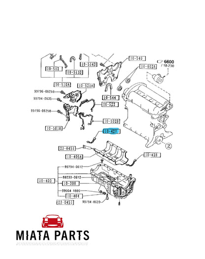 MX5 NA/NB Sump End Seal Pair (New) (Aftermarket)