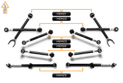 MX5 NC - Rear V2 PRO Arm Kit