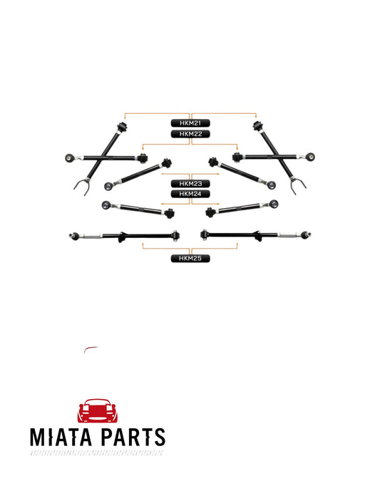 MX5 NC - Rear V2 PRO Arm Kit