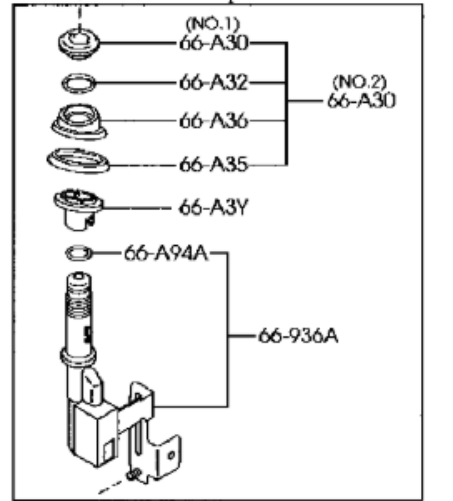 MX5 NC Aerial (New) (Genuine)