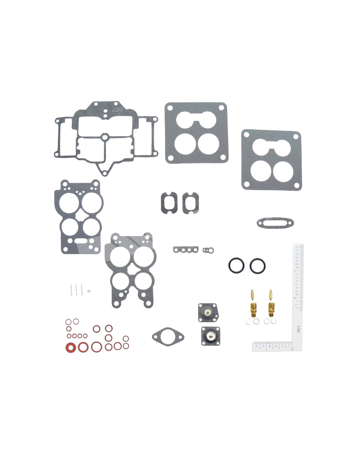 RX2/3 Nikki 4BBL Carburetor Repair Kit (New) (Aftermarket)
