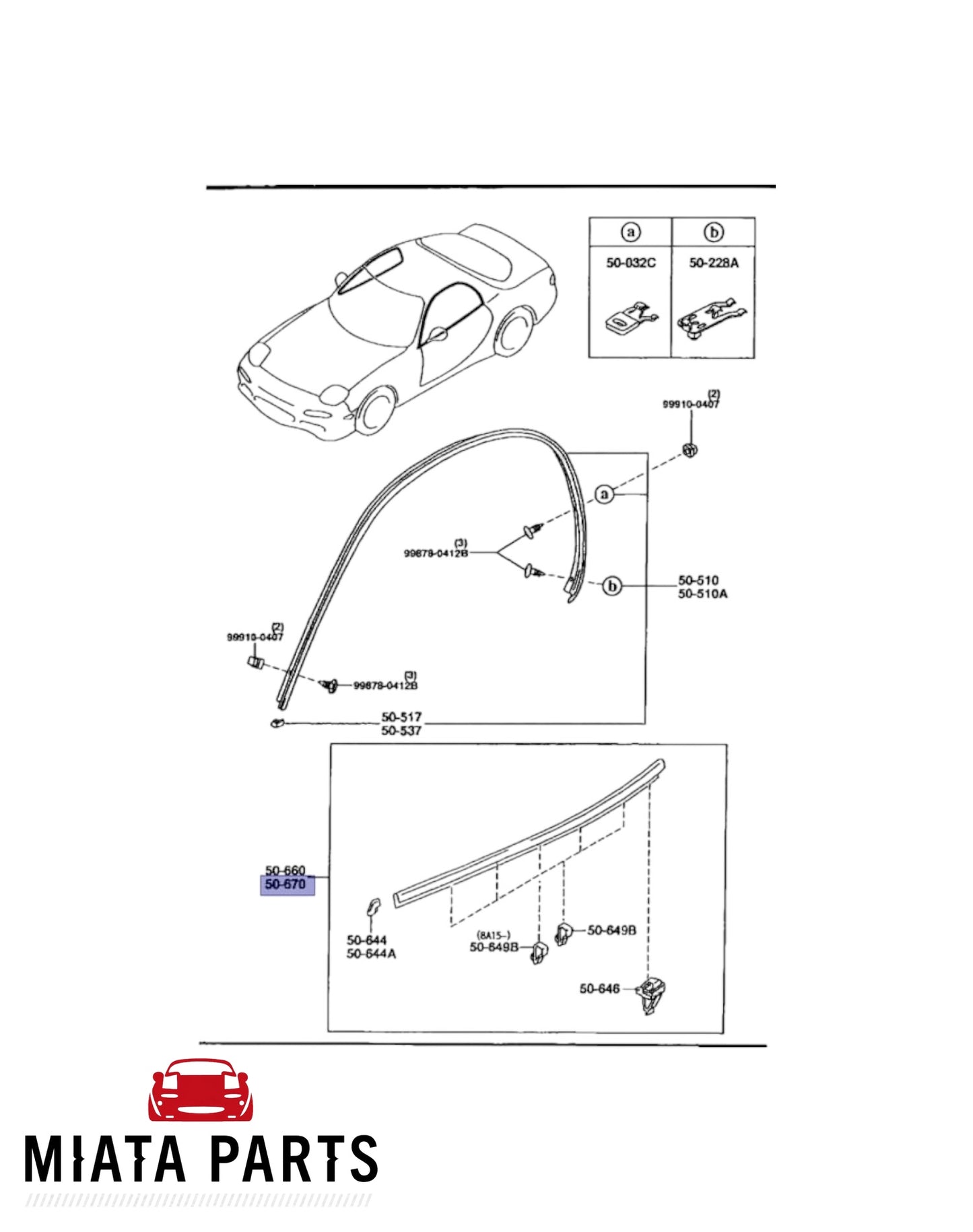 RX7 FD Front Door Weatherstrip (New) (Genuine)