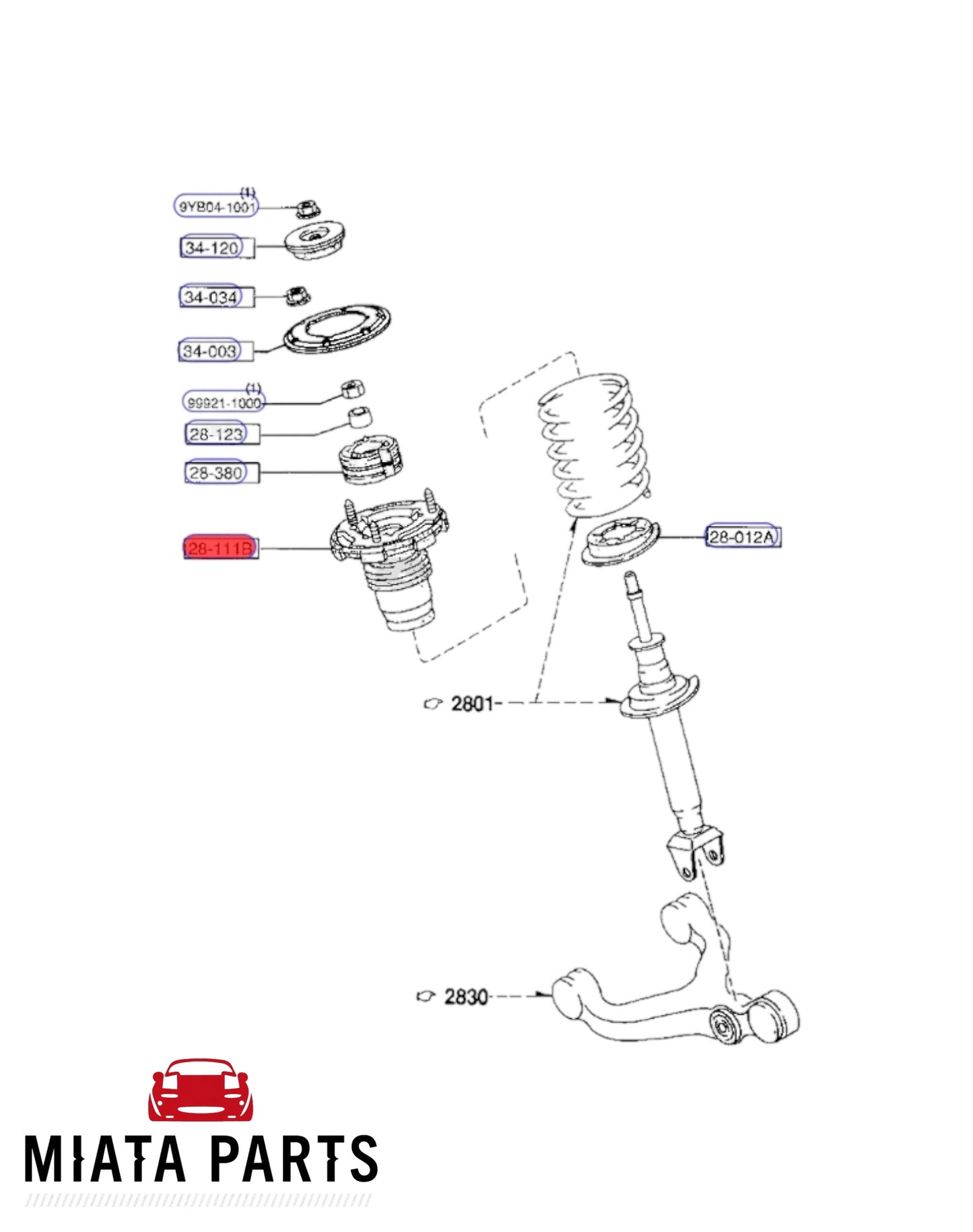 RX7 FD Rear Bump Stop (New) (Genuine)
