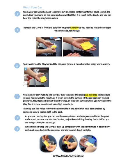 Clay Bar Car Cleaner