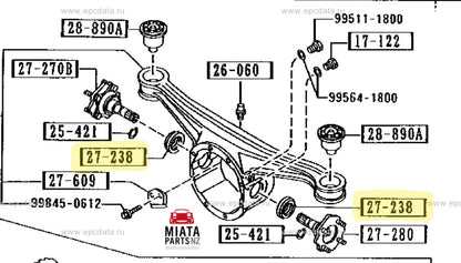 MX5 NC Axle Seal (New) (Genuine)