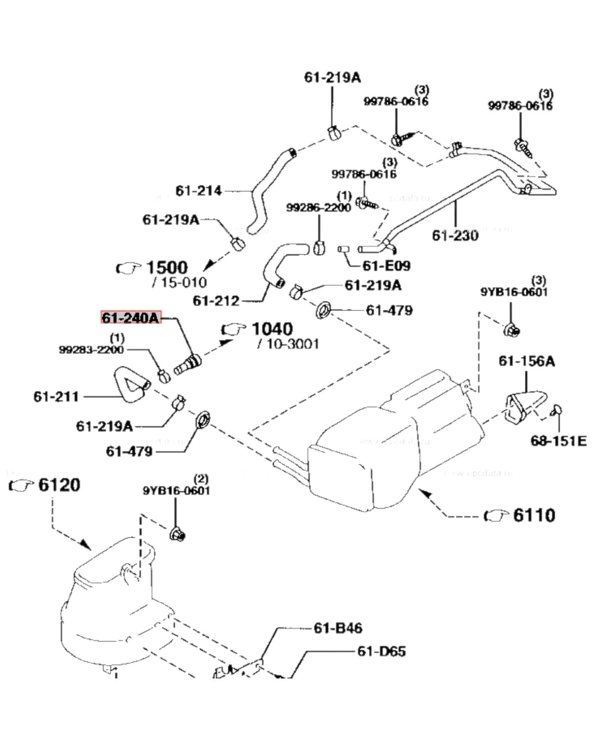 RX7 FD Heater Hose Pipe Connector (New) (Genuine)