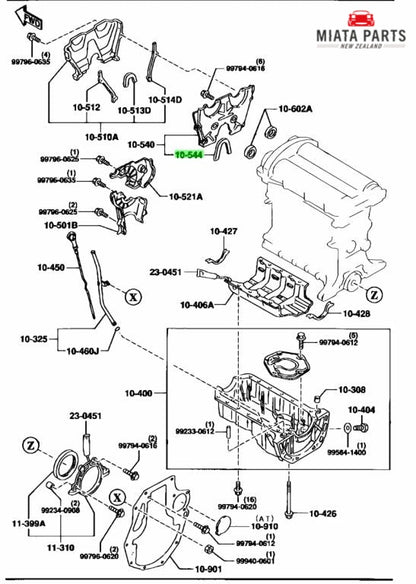 Mazda MX5 NA/NB Timing Seal Cover "U"